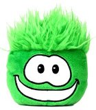 Jakks Disneys Club Penguin Green plush Puffle with coin code