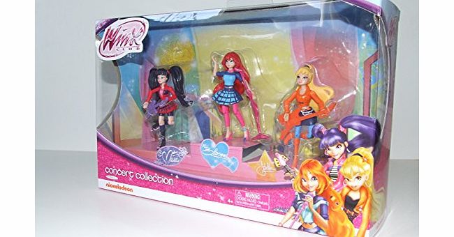 Jakks Pacific Winx Club Concert Collection - 3 Doll Pack - Stella, Bloom, Musa