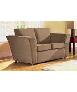 Regular Fixed Back Sofa - Camel