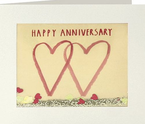 James Ellis Shakies Two Hearts Anniversary Card