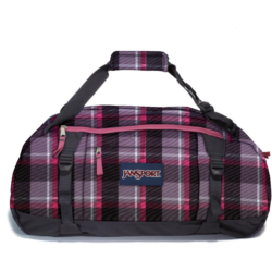 JanSport 60cm Duffle Bag - Ns Grey Duke Plaid `JTKA96WE -