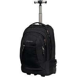 JanSport Driver 8 Wheeled Backpack Black JTN89008