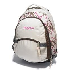 Jansport Trinity Backpack - Shell Tan Plaid