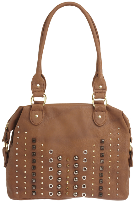 stud front shoulder bag