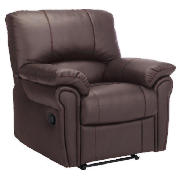 Jasper Recliner Armchair, Chocolate