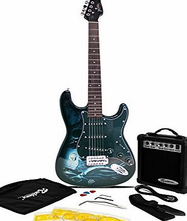 Jaxvile Jaxville Hades ST Style Electric Guitar Pack