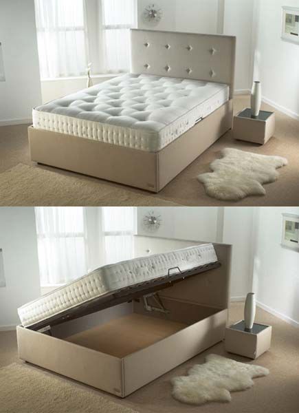 Ocean 3ft Single Ottoman Divan Bed