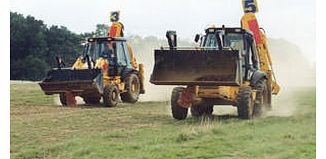 JCB Digger Racing at Diggerland