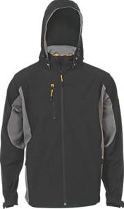 JCB, 1228[^]7766F Stretton Soft Shell Jacket Black/Grey Large