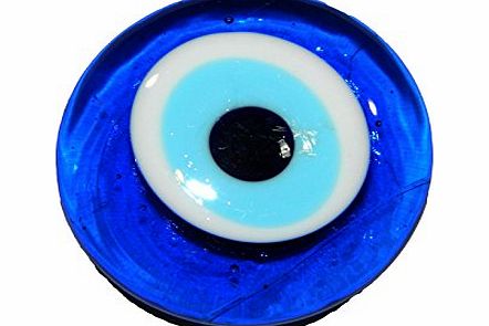 Jeannieparnell 4cm Lucky Evil Eye Nazar Boncuk Turkish / Greek Glass Fridge Magnet