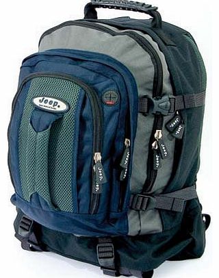  17 16 15 `` TRAVEL BACKPACK RUCKSACK CABIN LUGGAGE HIKING BAG - BLUE