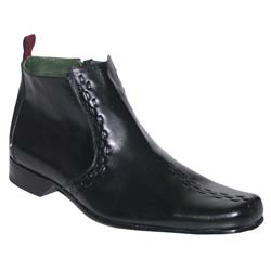 JEFFERY WEST BLACK J WEST ZIP STITCH BOOT