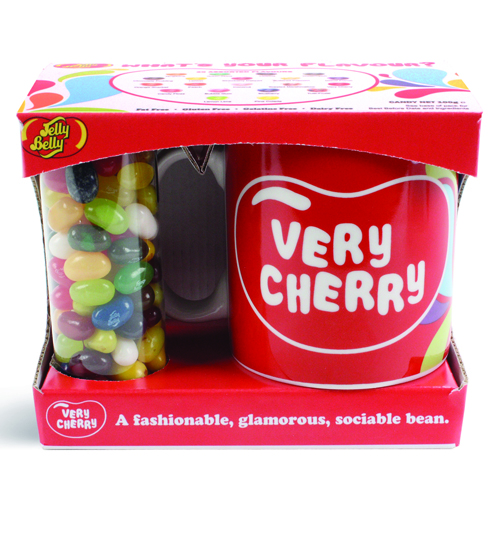 Very Cherry Mug And Beans Gift Set