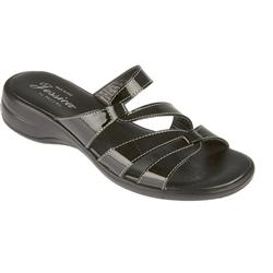 Jessica Female Quartz Leather Upper Leather Lining Comfort Small Sizes in Black Multi