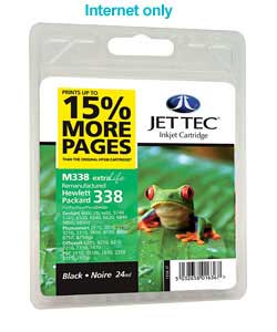 Tec HP338 Remanufactured Black Cartridge