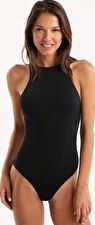 Jets, 1295[^]251542 Illuminate High Neck One Piece - Black