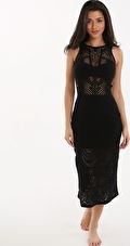 Jets, 1295[^]253087 Intrigue High Neck Maxi - Black