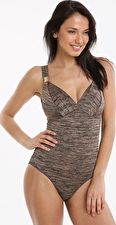 Jets, 1295[^]277026 Melange E F Underwire One Piece - Tiger Eye