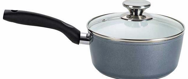 20cm Ceramic Saucepan - Grey