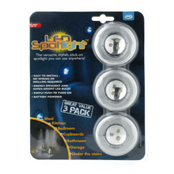 JML LED Spotlights Pack of 3 V1225