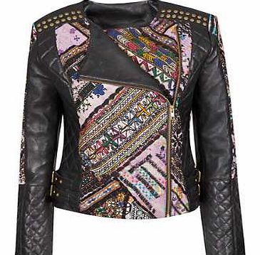 Luxurious Leather Biker Jacket