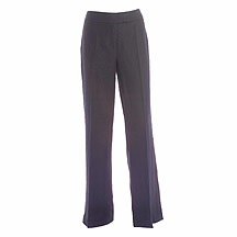 John by John Richmond Black linen pin tuck trousers