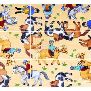 Chelona Horses Pocket Puzzle