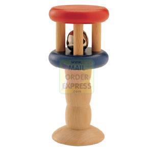 John Crane Ltd PINTOY Wooden Cage Handy Rattle