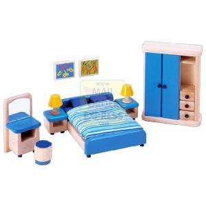 John Crane Ltd PINTOY Wooden Dolls House Furniture Bedroom