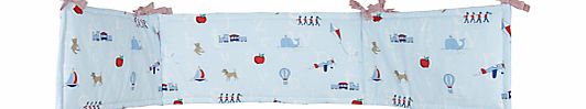 John Lewis Alphabet Bumper, Blue