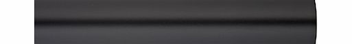 John Lewis Black Curtain Pole, L120cm x Dia.28mm