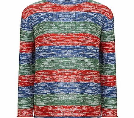 John Lewis Boy Space Dye Jumper, Multi