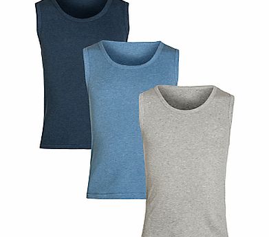 John Lewis Boy Vests, Pack of 3, Multi