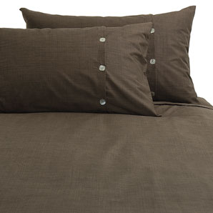 Brompton Duvet Cover- Walnut- Kingsize