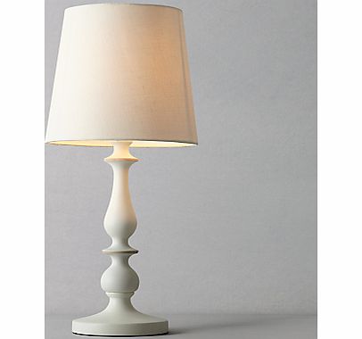 Cecilia Wood Lamp, White