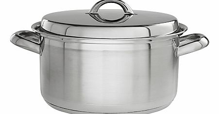 John Lewis Classic II Lidded Casserole, 24cm, 5L