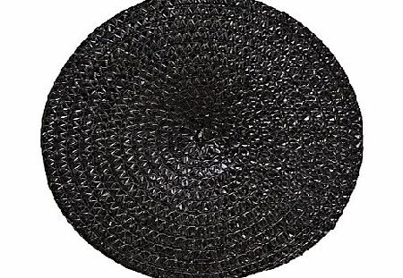 John Lewis Cord Coaster, Black