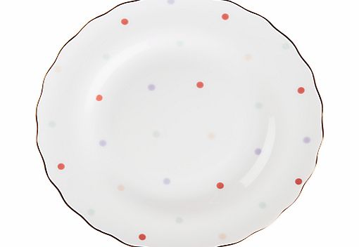 John Lewis Country Parlour Polka Dot Tea Plate,