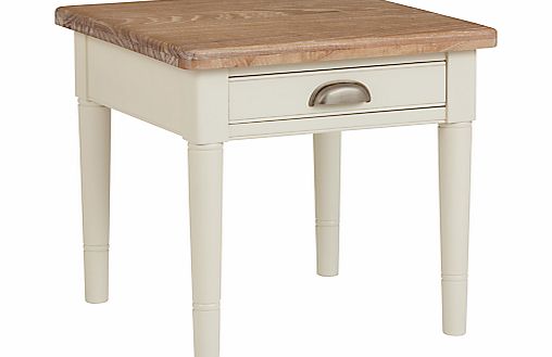 John Lewis Drift Side Table, Cream