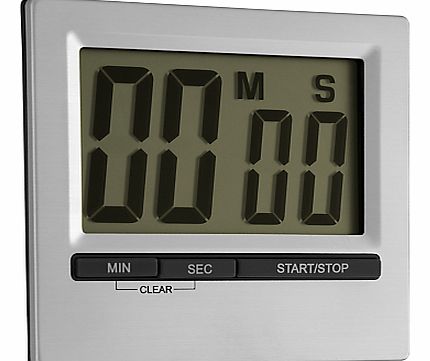 John Lewis Easy To Read Kitchen Timer, Large