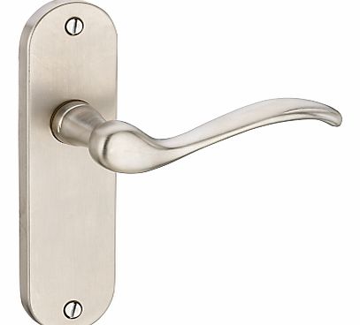 Geneva Lever Latch, Satin Nickel, Pair