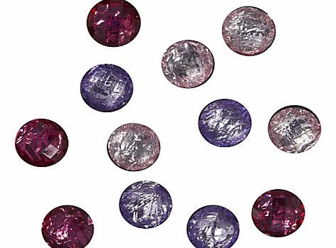 John Lewis Jesse James Jewel Embellishments, Pack of 12