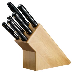 John Lewis Knife Block Set, 6 Piece