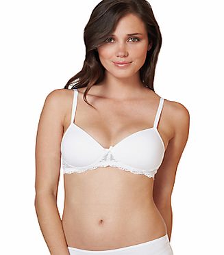 John Lewis Lace Detail Non Wired Bra