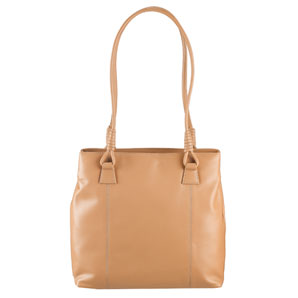 John Lewis Leather Tote Bag- Camel