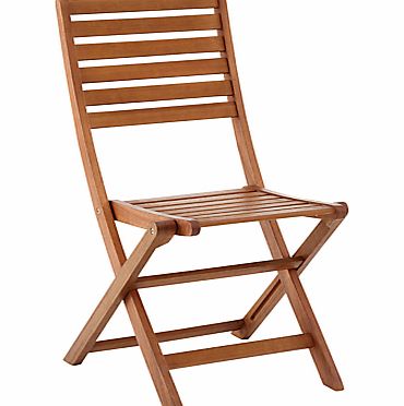 John Lewis Naples Folding Dining Chairs, Set of 2