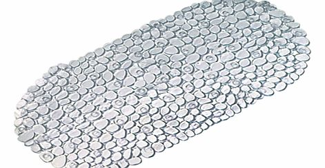 Pebbles Non-Slip Bath Mat, Clear