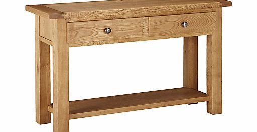 John Lewis Pendleton Trunk Console Table, Oak