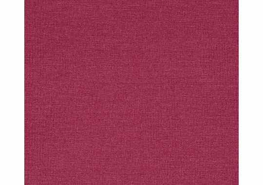 John Lewis Quinn Semi Plain Fabric, Magenta,