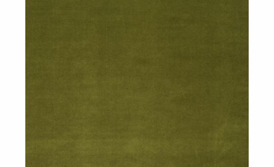 John Lewis Ruben Woven Velvet Fabric, Olive,